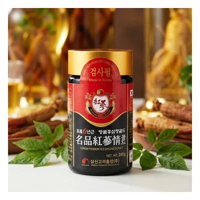 Korean Premium Red Ginseng Extract Gold (Black Tea) - 240g