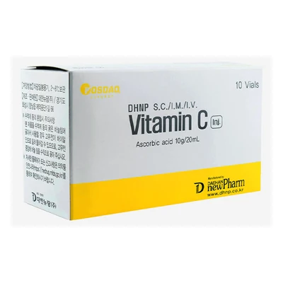 Kosdaq Dhnp Vitamin C Ascorbic Acid - 10g/20ml