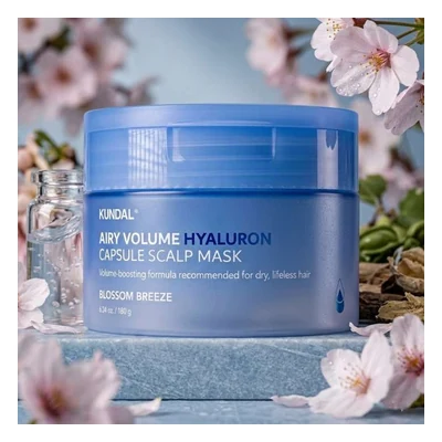 Kundal Airy Volume Hyaluron Capsule Scalp Mask (Blossom Breeze) - 180g
