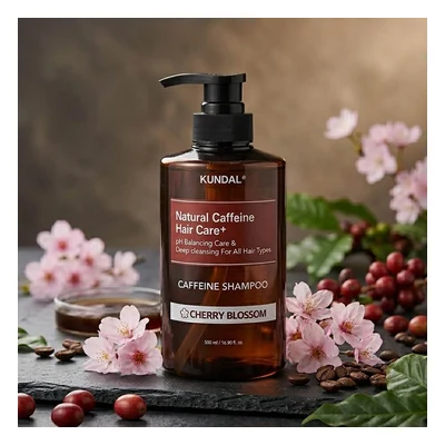 Kundal Anti Hair Loss & Scalp Care Shampoo (Cherry Blossom) - 500ml
