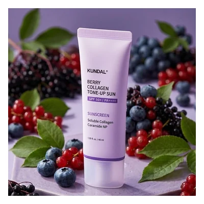 Kundal Berry Collagen Tone-Up Suncream SPF50+ PA++++ - 40ml