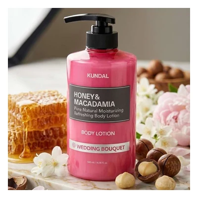 Kundal Honey & Macadamia Body Lotion (Wedding Bouquet) - 500ml