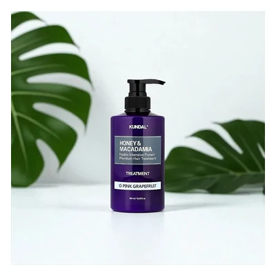 Kundal Honey & Macadamia Hydro Intensive Protein Premium Hair Treatment (Pink Grapefruit) - 500ml