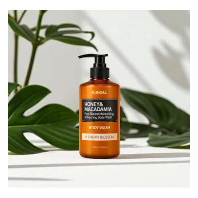 Kundal Honey & Macadamia Pure Body Wash (Cherry Blossom) - 500ml