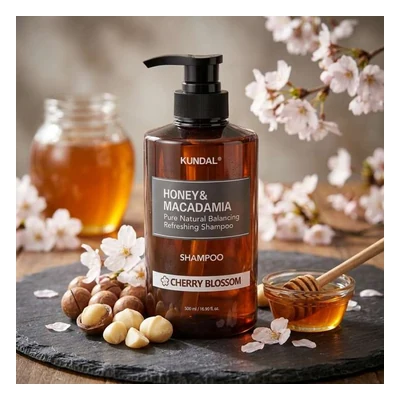 Kundal Honey Macadamia Shampoo & Treatment Duo (Cherry Blossom) - 1000ml