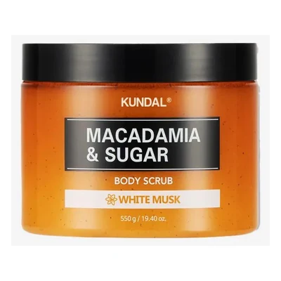 Kundal Macadamia & Sugar Body Scrub (White Musk) - 550g