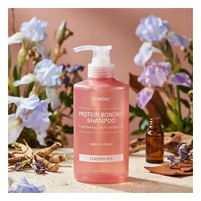 Kundal Protein Bonding Shampoo (Leather Iris) - 500ml