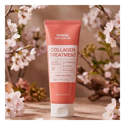 Kundal Rice Perfume Collagen Treatment (Cherry Blossom) - 150ml