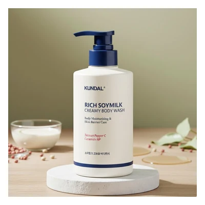 Kundal Rich Soy Milk Creamy Body Wash (Mellow Vanilla) - 500ml