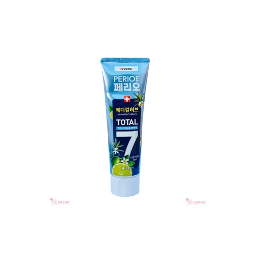 LG Perioe Ayurveda Therapy Total 7 Lime Herb Mint Toothpaste 100 g