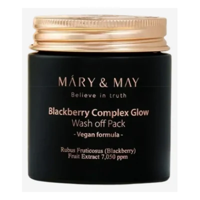 Mary & May Blackberry Complex Glow Wash Off Pack - 125g