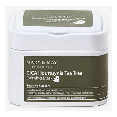 Mary & May CICA Houttuynia Tea Tree Calming Mask - (30ea)