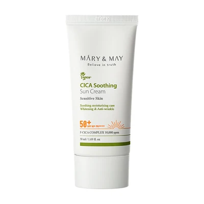 Mary & May Cica Soothing Sun Cream SPF50+ PA++++ - 50ml