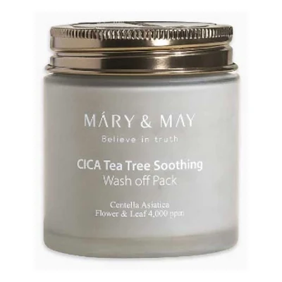 Mary & May Cica Tea Tree Soothing Wash Off Mask Pack - 125g
