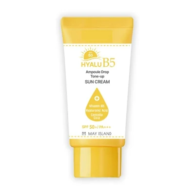 May Island Hyalu B5 Ampoule Drop Tone-Up Sun Cream SPF50+ PA +++ - 70ml
