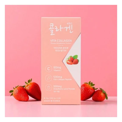 MemberK Vita Collagen Strawberry -10 Sachets