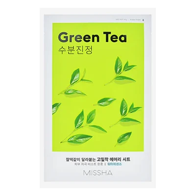Missha Airy Fit Sheet Mask Green Tea - 19gm