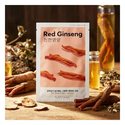 Missha Airy Fit Sheet Mask Red Ginseng - 19gm