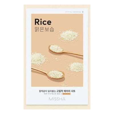 Missha Airy Fit Sheet Mask Rice - 19gm