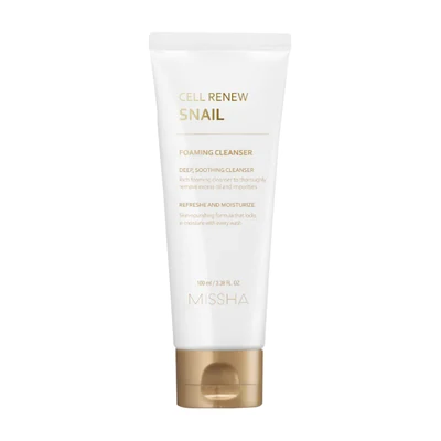 Missha Cell Renew Snail Foaming Cleanser - 100ml