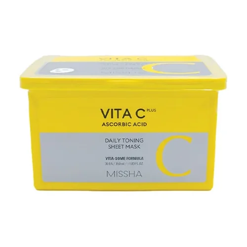 Missha Vita C Plus Daily Toning Sheet Mask 30 pcs 350 ml