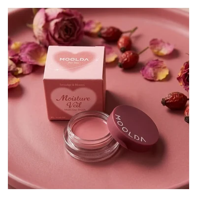 MOOLDA Moisture Veil Multi Use Blush (Vintage Rose) 08 - 3g