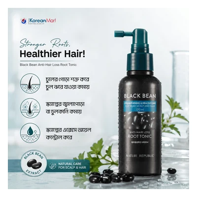 Nature Republic Black Bean Anti Hair Loss Root Tonic - 120ml