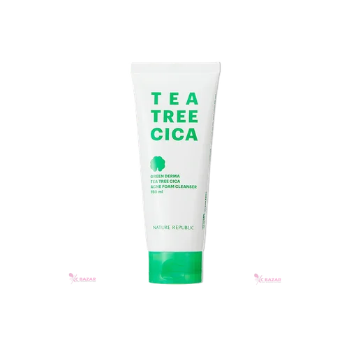 Nature Republic Green Derma Tea tree CICA Acne Foam Cleanser 150 ml