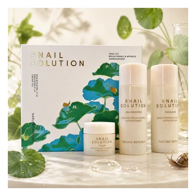 Nature Republic Snail Solution Trial Kit - 3pcs