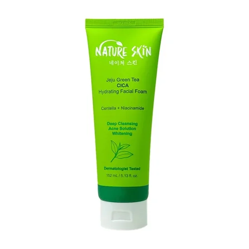 Nature Skin Jeju Green Tea CICA Hydrating Facial Foam 152 mL