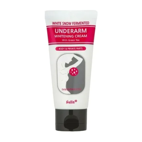 Nella White Snow Fermented Underarm Whitening Cream White Green Tea 50ml