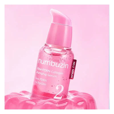 Numbuzin No.2 Rose PDRN Collagen Plumping Serum - 30ml