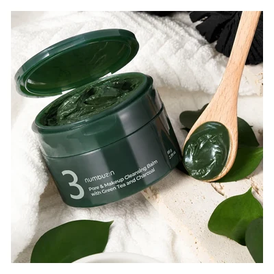 Numbuzin No.3 Pore & Makeup Cleansing Balm With Green Tea And Charcoal - 85g
