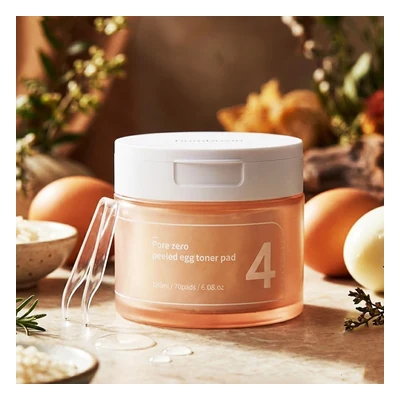 Numbuzin No.4 Pore Zero Peeled Egg Toner Pad - 70ea
