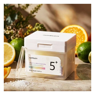 Numbuzin No.5 Vitamin-Niacinamide Concentrated 70 Pads - 180ml