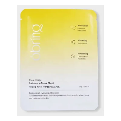 Obring Ideal Recipe Idebenone Mask Sheet - 25g