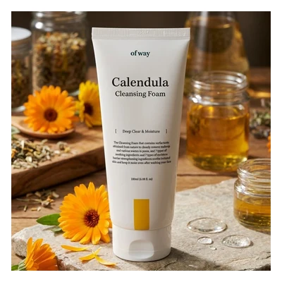 Of Way - Calendula Clear Cleansing Foam - 180ml