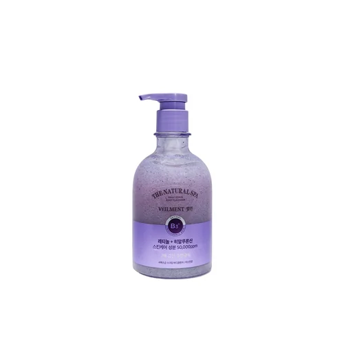 on the body Veilment Natural Spa Dead Sea Salt Scrub Body Wash Jasmine Scent 400 ml