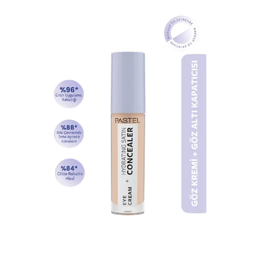 Pastel Eye Cream Plus Hydrating Satin Concealer-#66