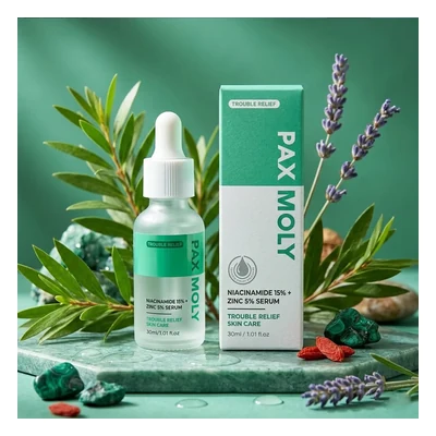 Paxmoly Niacinamide 15% Zinc 5% Serum - 30ml