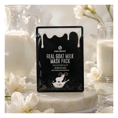 Paxmoly Real Goat Milk Sheet Mask - 25ml
