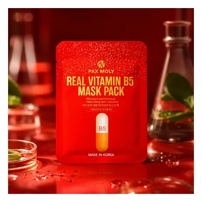 Paxmoly Real Vitamin B5 Sheet Mask - 25ml