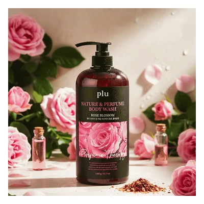 Plu Nature & Perfume Body Wash (Rose Blossom) -1000ml