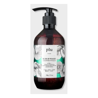 Plu Scrub Wash Grapefruit Peach - 500g