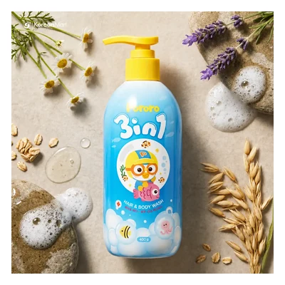 Pororo 3 in1 Hair & Body Wash - 400g