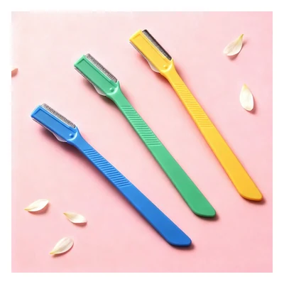Prinsia Eyebrow Razor (With Head) - 3pcs
