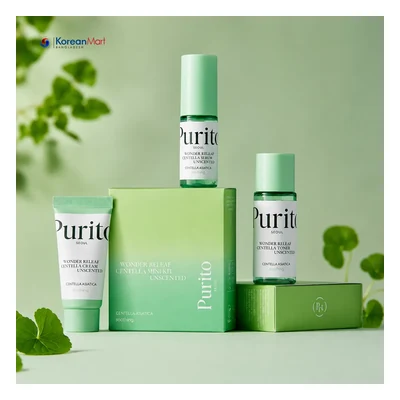 Purito wonder Releaf Centella Unscented Mini Kit
