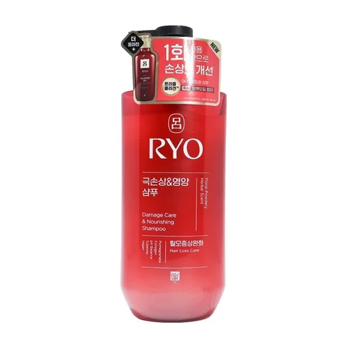 Ryo Damage Care & Nourishing Shampoo – Floral Powdery Herbal Scent 480 ml