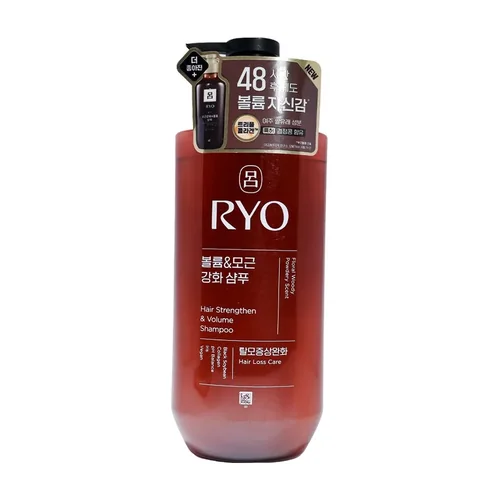 Ryo Hair Strengthen & Volume Shampoo – Floral Woody Powdery Scent 480 ml