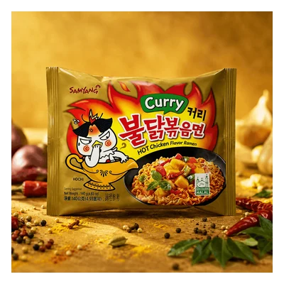Samyang Curry Hot Chicken Ramen Noodles - 140g